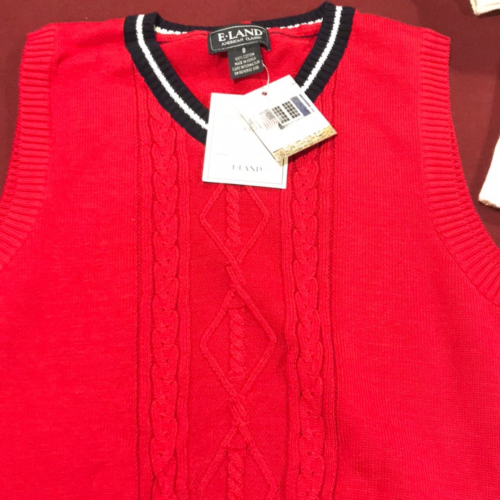 Boys cable knit sweater vest